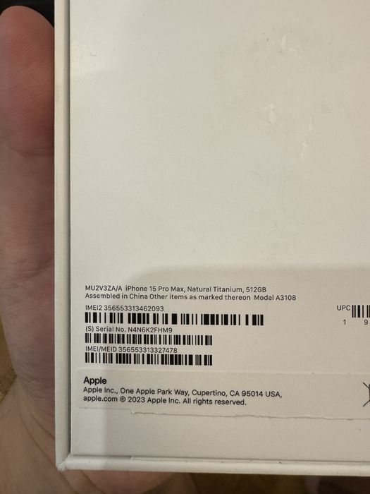 Iphone 15 Pro Max 512 GB