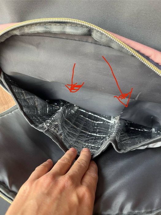 Многофункционална чанта за майки 2 в 1