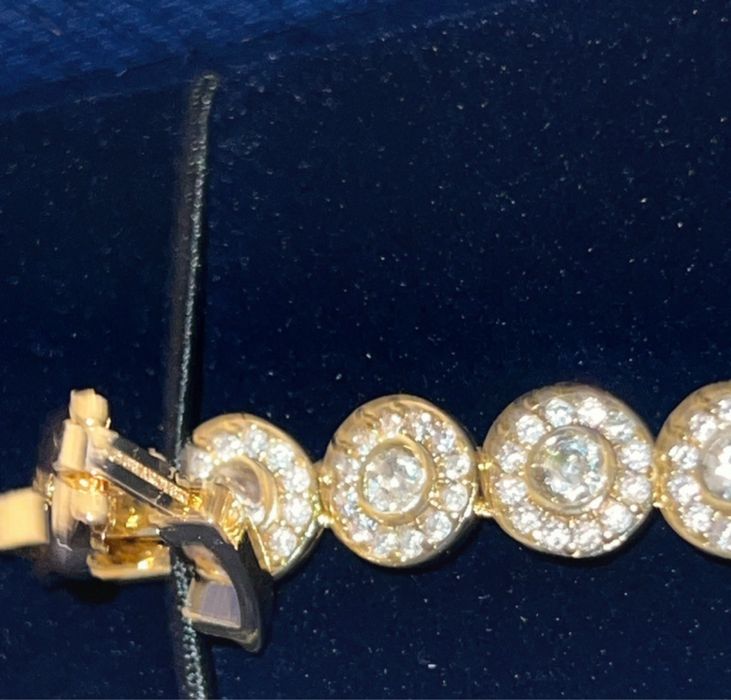 Bratara Swarovski Angelic Tennis Aur