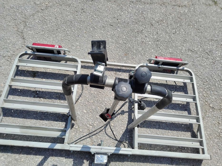 Багажник за велосипеди за теглич за 4 броя колелета