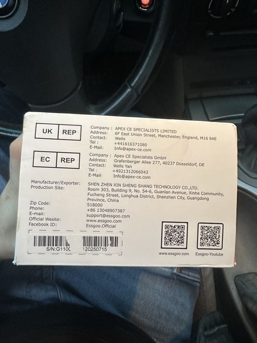 ESSGOO Apple Car play Android auto 7inch