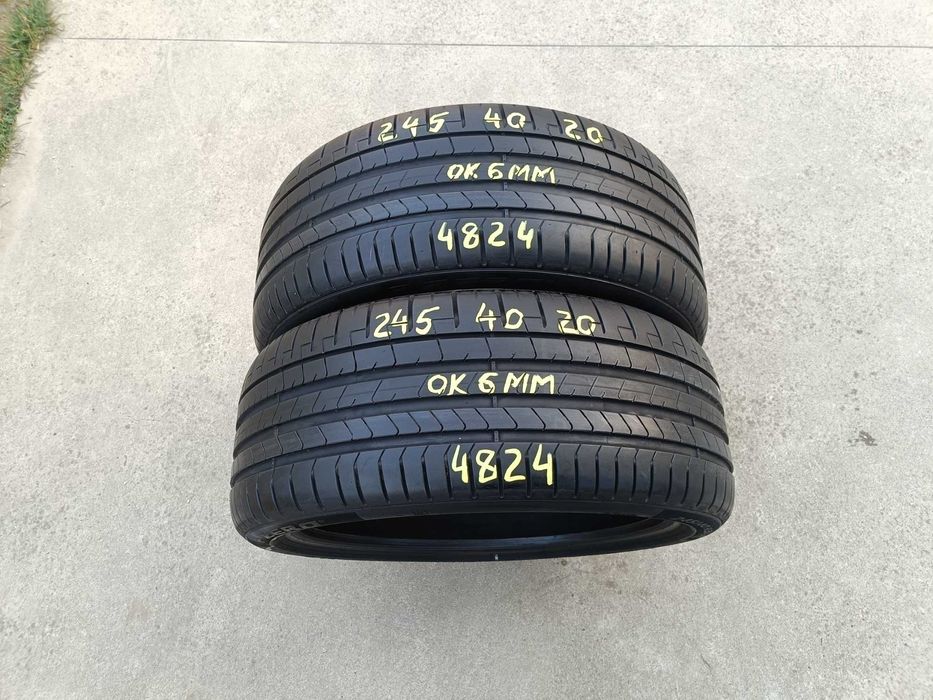Doua anvelope 245 40 20 pirelli p zero pz4 profil 6 mm dot 4824