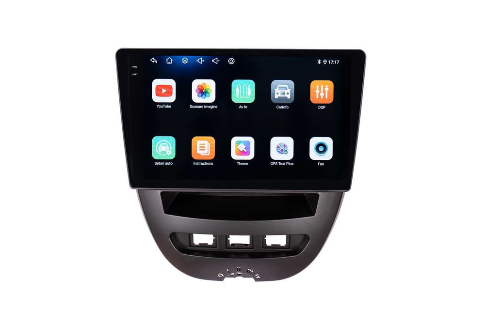 Navigatie Peugeot 107 / Toyota Aygo Android 14 , Carplay Wirelss Android Auto + Camera Marsarier