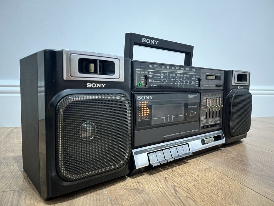 Sony CFS-1000S ретро касетофон / boombox – работещ, много запазен
