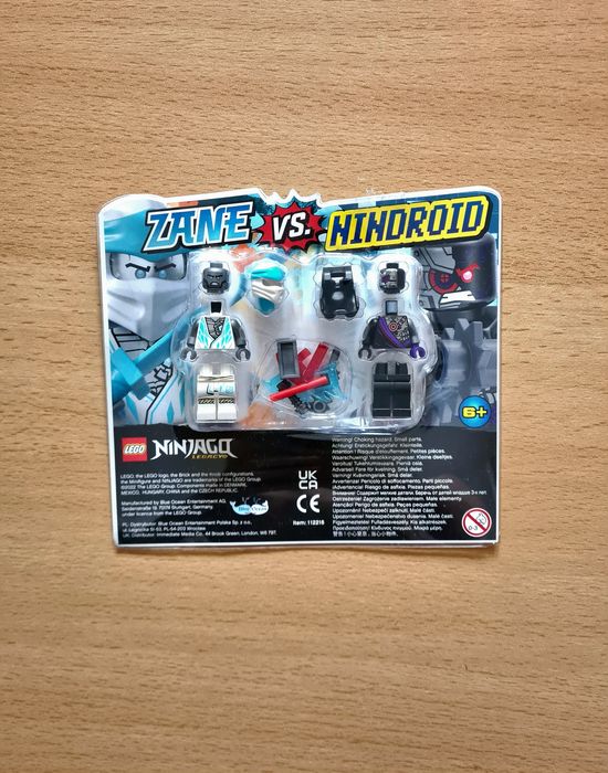 Zane vs Nindroid blister pack, Lego Ninjago