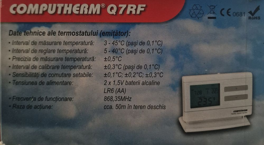 Termostat wireless Computherm