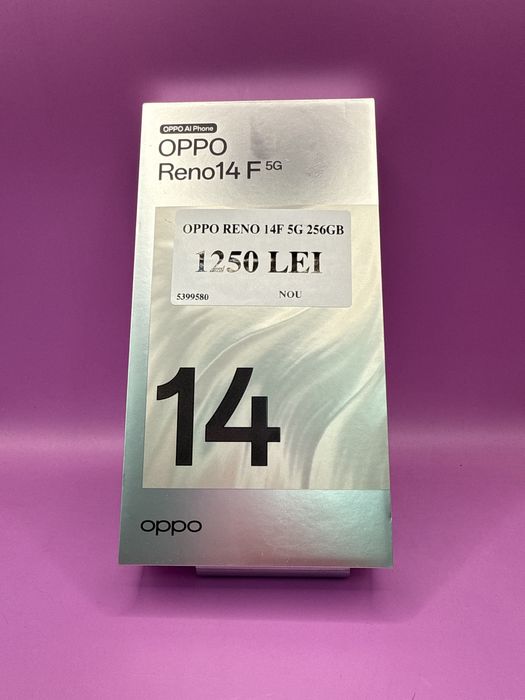 Oppo Reno 14f 256gb nou •Matei Amanet Crangasi•53995
