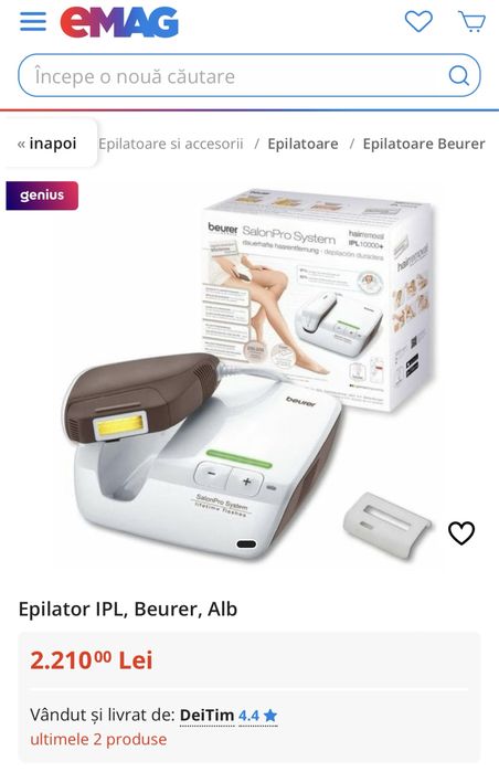 Epilator definitiv IPL - PRODUS NOU