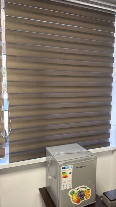 Рол шторы день ночь вертикальные жалюзи