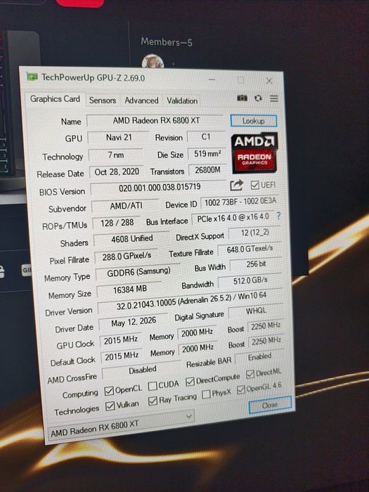 AMD Radeon RX 6800 XT