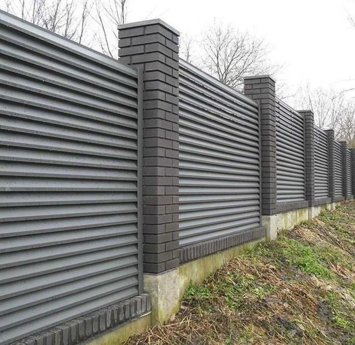 Забор жалюзи производство.