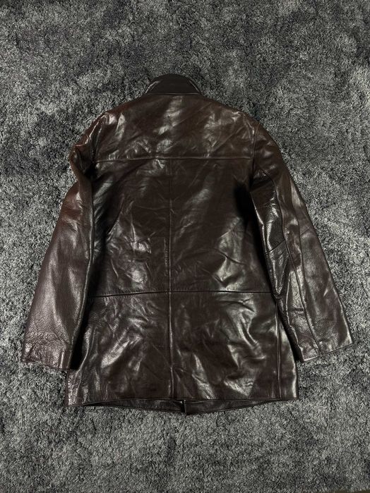 Hugo Boss Camlain Brown Calf Leather Jacket Мъжко Кожено Яке