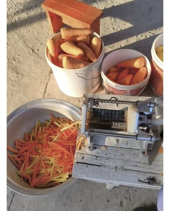 Овощерезка сәбіз турайтын аппарат