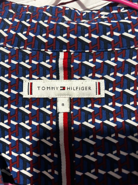 Дамска риза Tommy Hilfiger с геометричен мотив - Размер US 8 (M/L)
