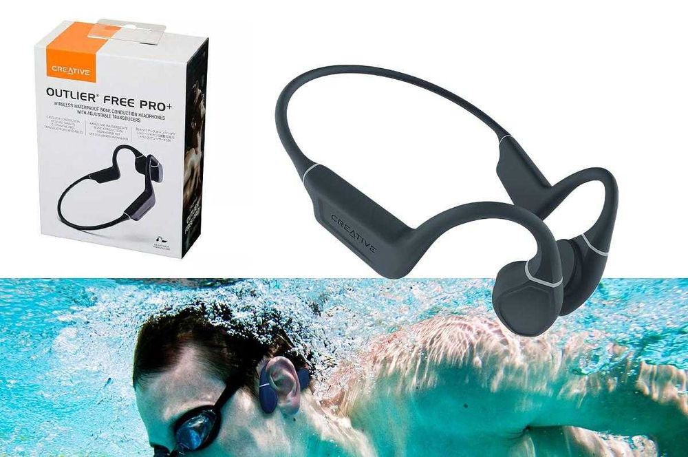 Creative Outlier Free Pro Plus/Слушалки за плуване/Bluetooth/IPX8