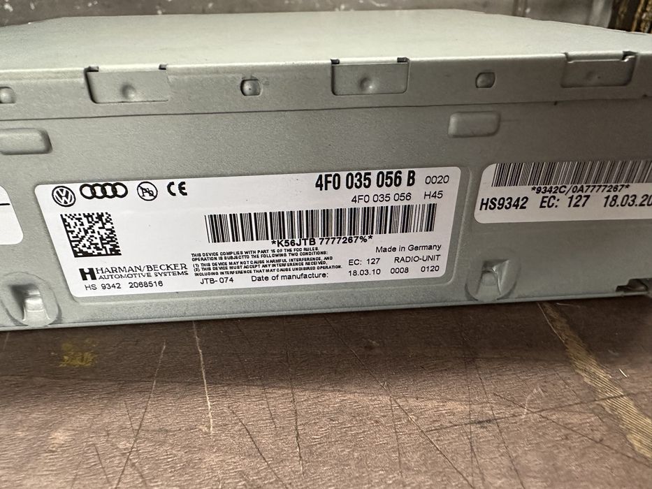 Modul radio amplificator audi a4 a5 a6 q5 4f0035056B