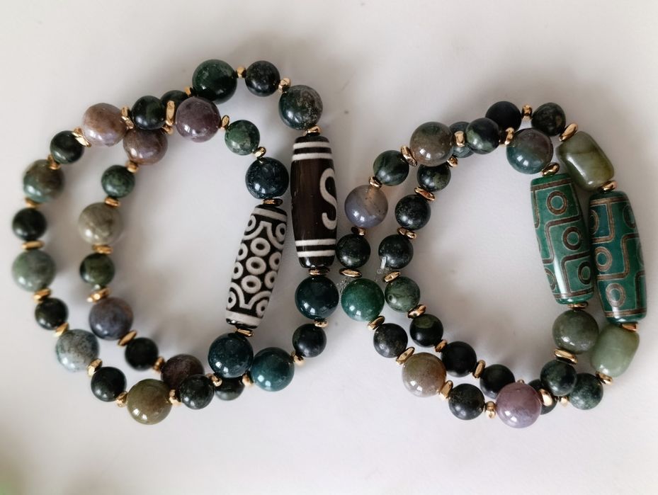 Браслет с бусиной Дзи