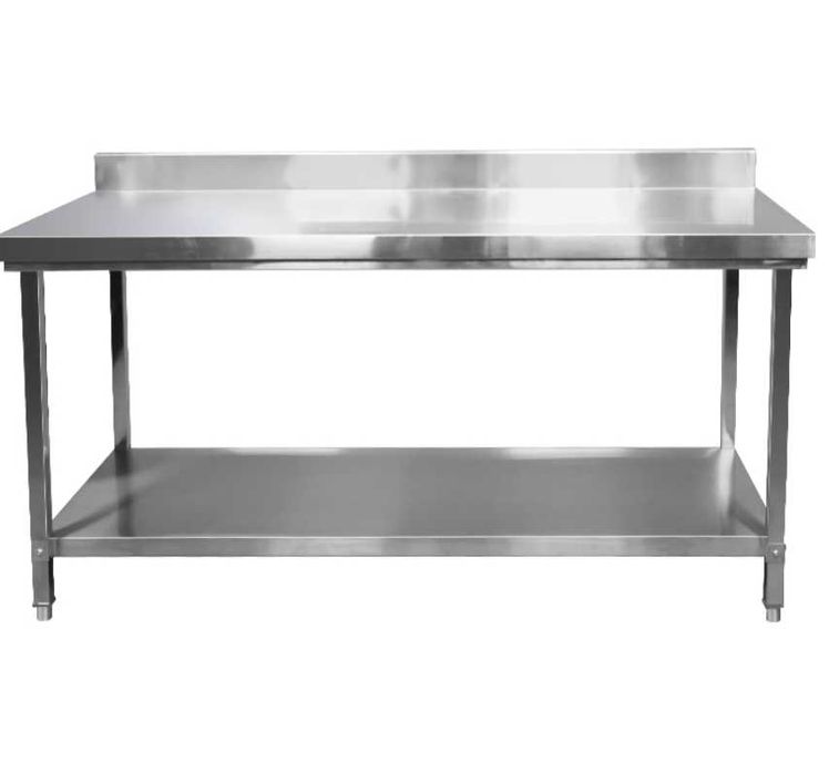 Mese inox,Masa inox cu polita,Masa tip dulap cu usi Transport Gratuit