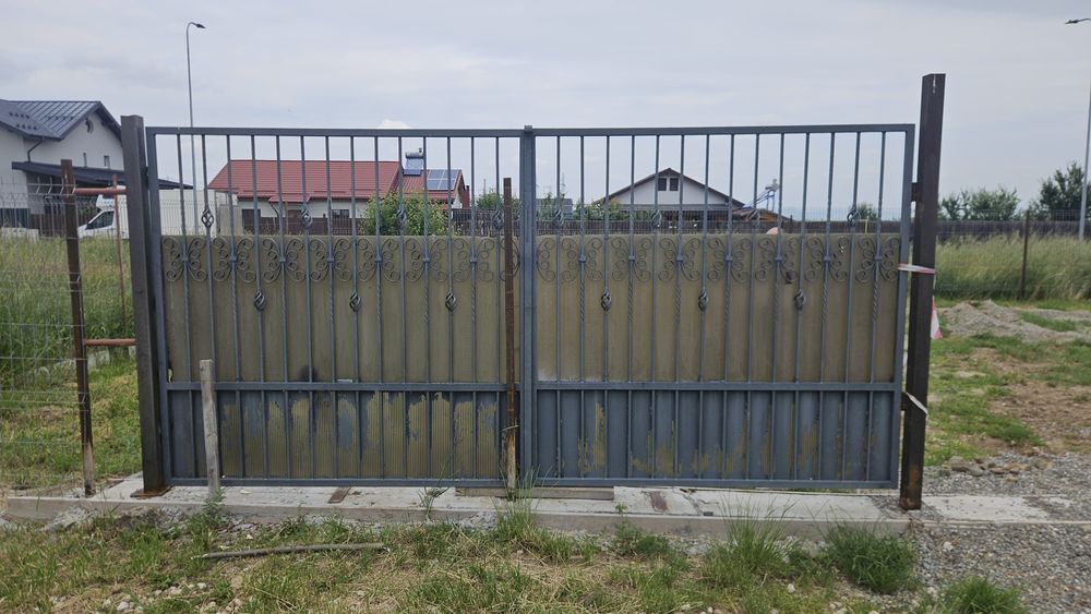 Porți de gard 4m cu automatizare brațe electrice