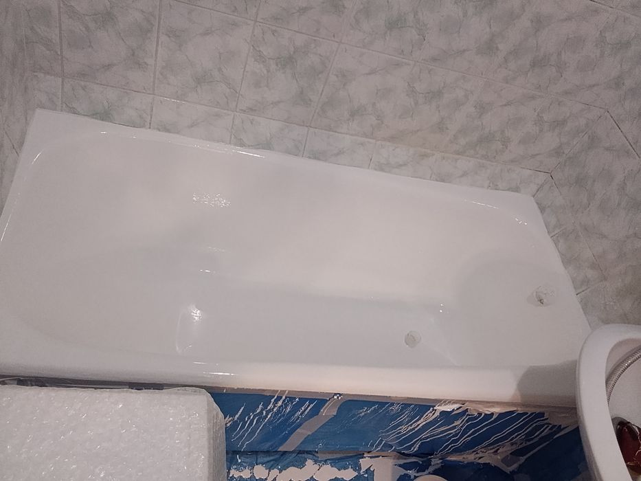 Remont vanna eski vannani oppoq qilib yangi holatiga keltiramiz