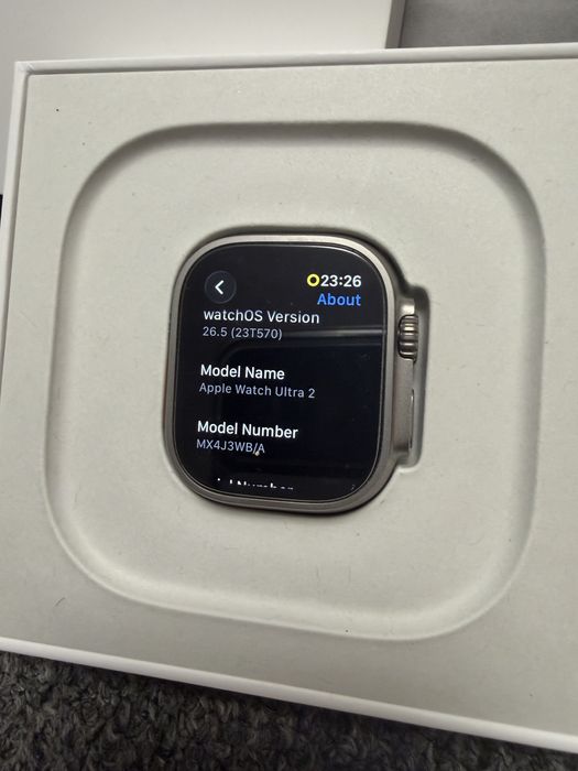 Oferta !! Apple Watch Ultra 2 Natural Titanium !Garantie Emag /  Impecabil /fullbox / 100% baterie