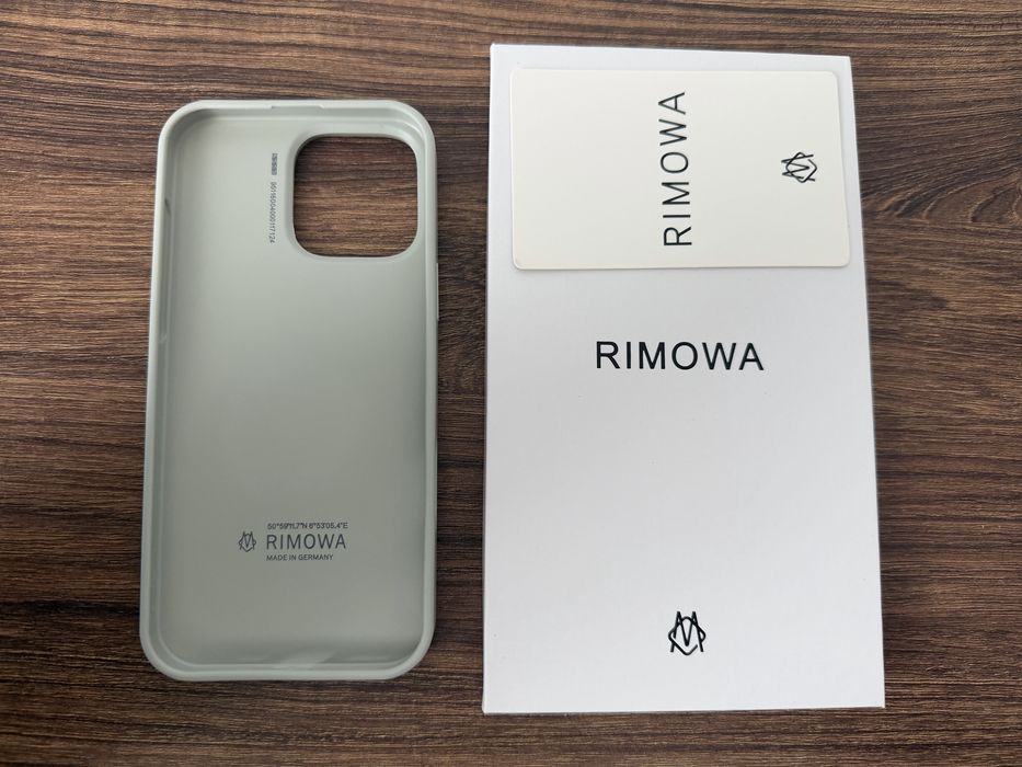 Rimowa iPhone 15 Pro Max Aluminum Case Husa Metalica Argintie Silver