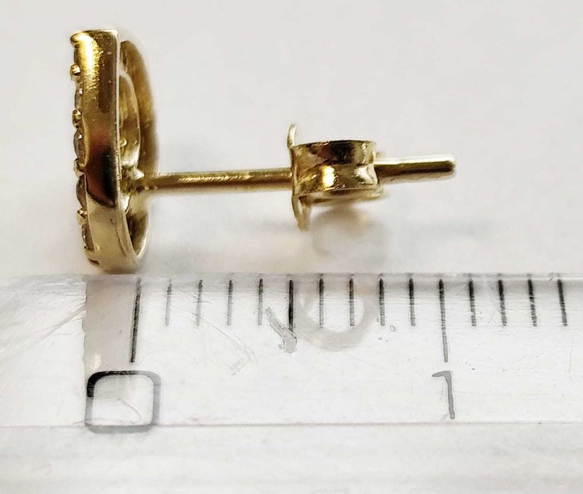 (AG 35) Cercei aur 14K  1.10 gr b.34214 - 500Lei Garantie 2ani!
