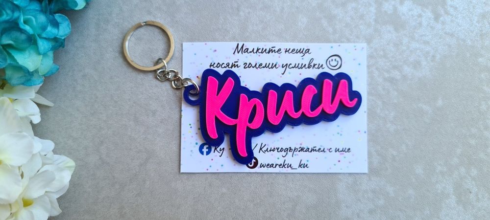Ключодържател с име
