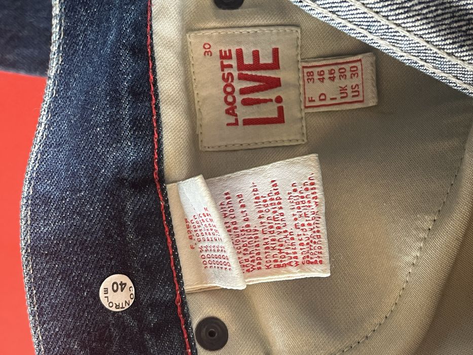 LACOSTE LiVE Denim : 30/31 Оригинал