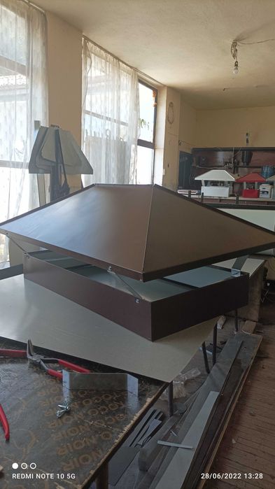 Производство на Капандури и Шапки за комини!Полагане на хидроизолации!