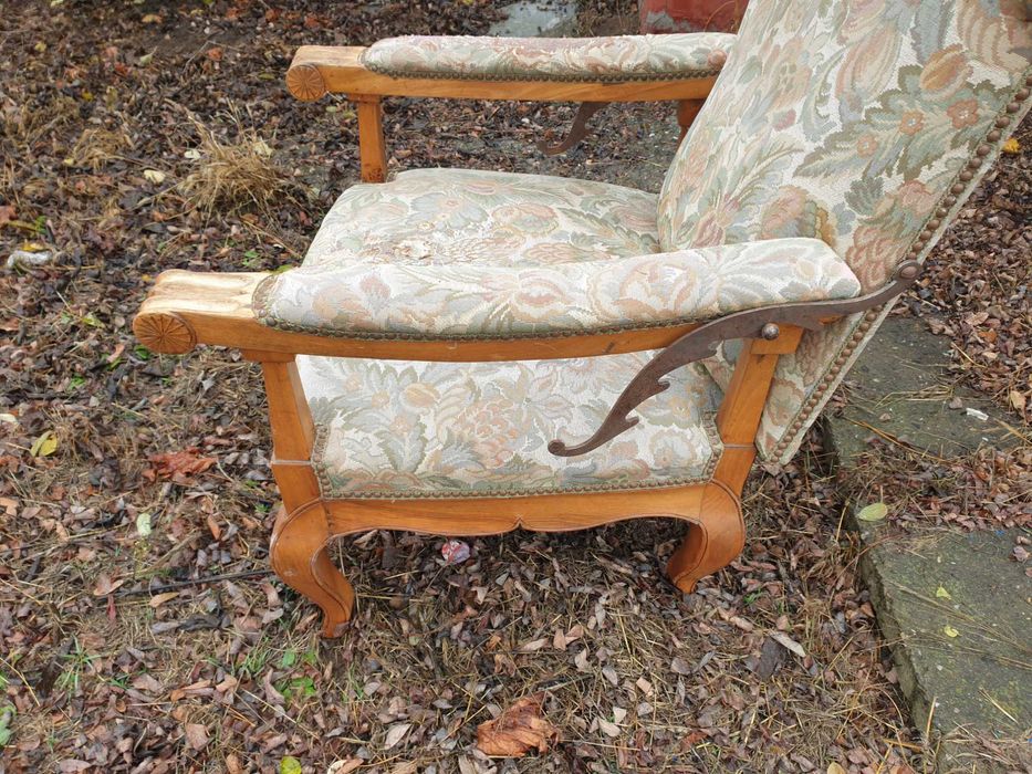 fotoliu jilt lemn masiv spatar reglabil germania