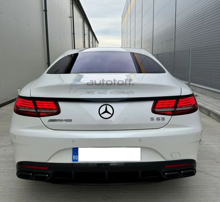 Difuzor bara spate Mercedes S-Coupe C217 A217 (2014-2017) S63 AMG Black Design