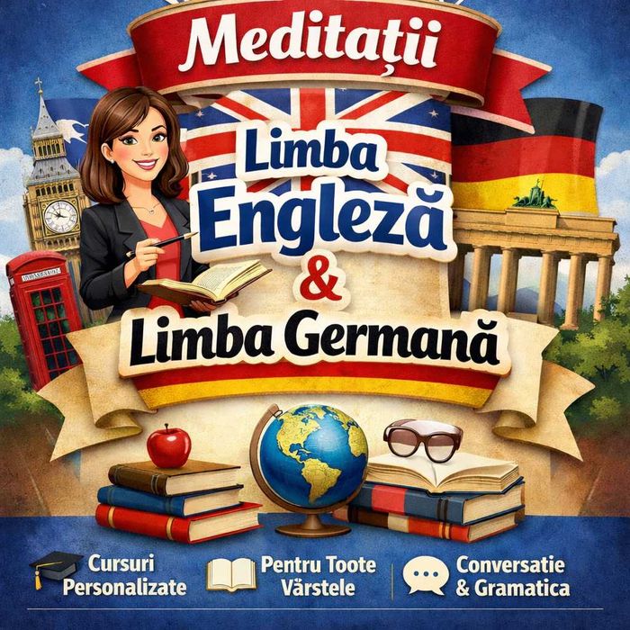Meditații la Engleza si Germana –  | București + Online