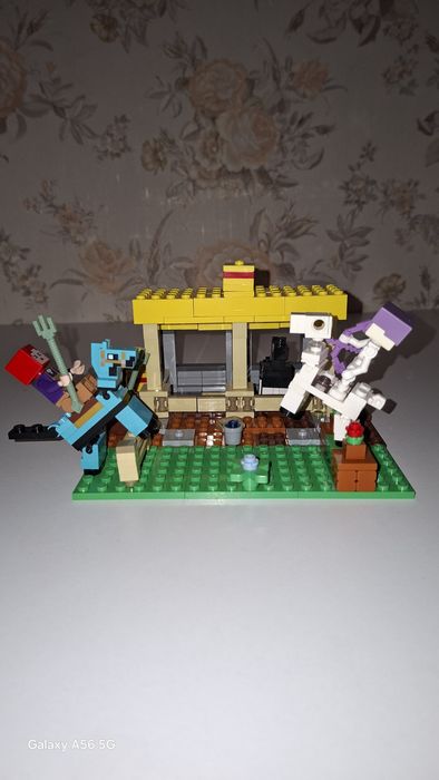 Лего майнкрафт конюшня