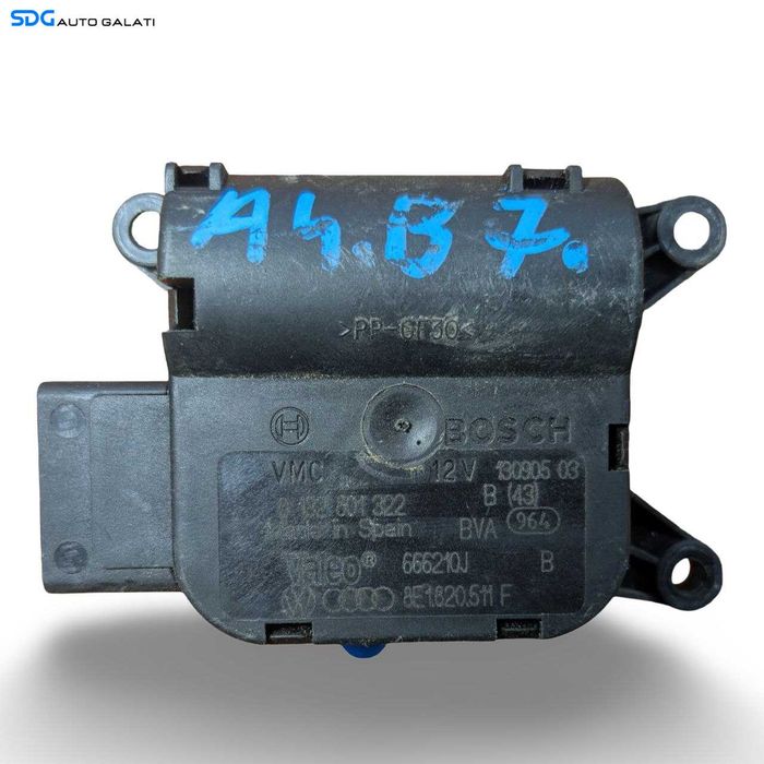 Motoras Reglaj Grila Clapeta Clapete Aeroterma Audi A4 B7 2004 - 2008 Cod 8E1820511F 0132801322 666210J [L9423]