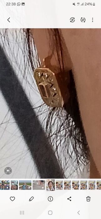 Продам серьги золотое