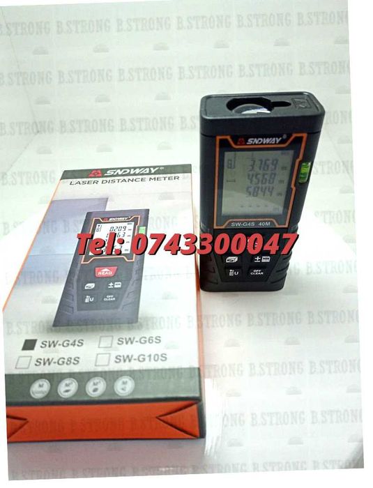 Aparat Masura Laser 40m Sndway Digital Portabil Usor De Manipulat