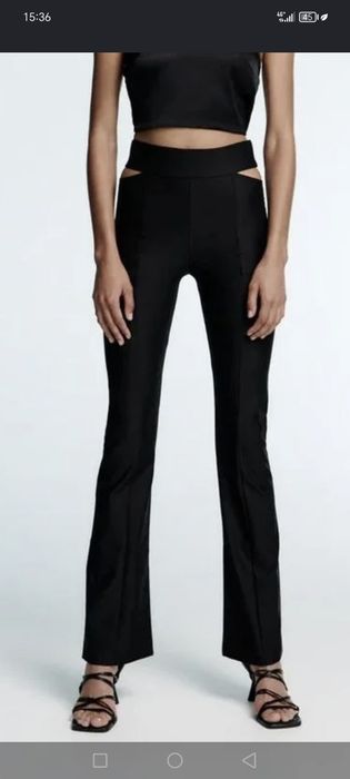 Легинсы Zara с вырезами cut out
