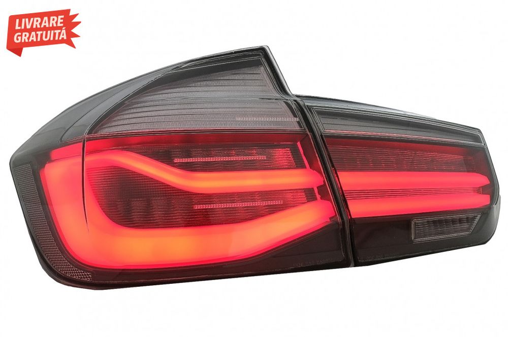 Stopuri LED M Look Black Line BMW Seria 3 F30 (2011-2019) LCI Design c