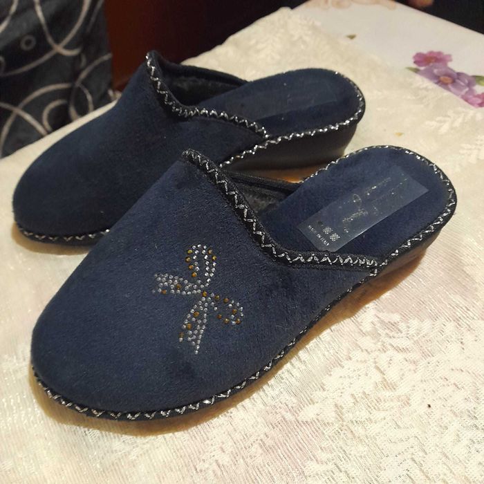 Papuci casa dama 36 negru