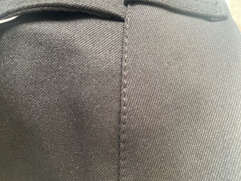 Классические прямые брюки черные