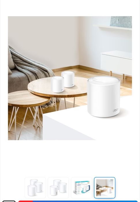 Sistem Mesh Wi-Fi TP-Link Deco X60 (3-pack), AX5400, sigilat, OCAZIE