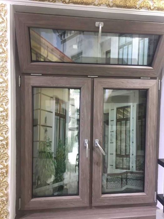 Окна и двери из аллюминь и пвх профиля. МДФ двери