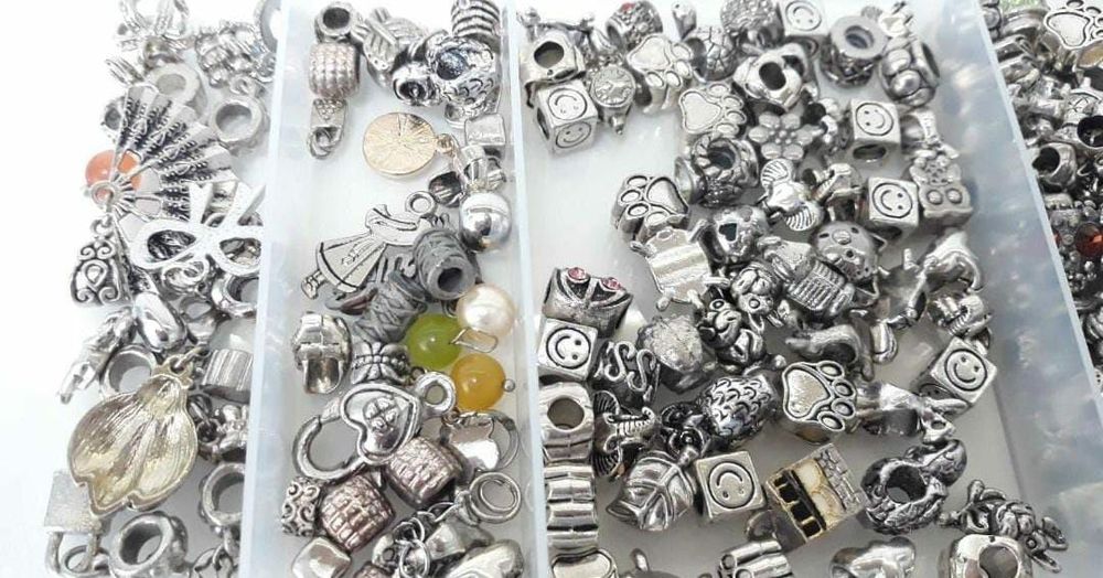 Charmuri bratara,trei bratari,diverse modele,placate cu argint,copii