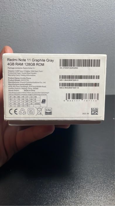 Продается Redmi Note 11