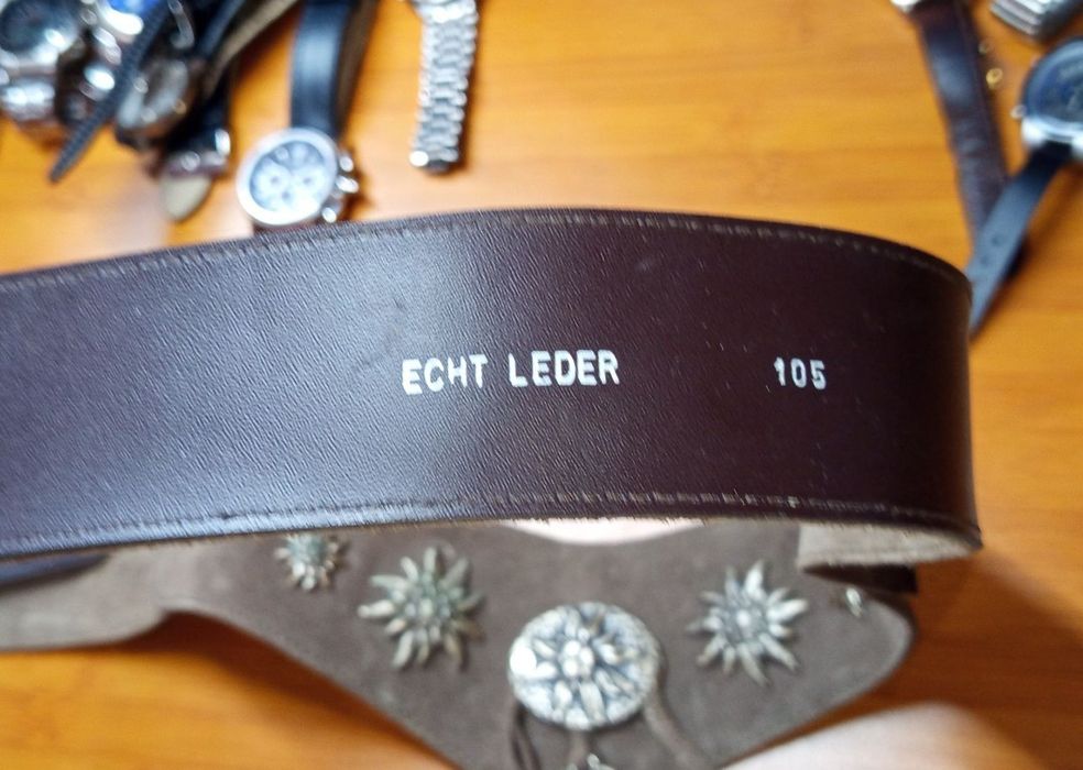 Curea /centură din piele germană bavareza pentru festival