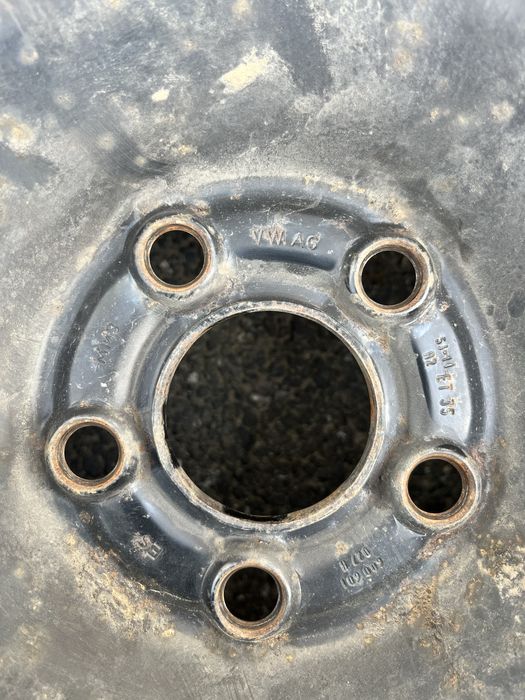 Roti VW 14” jante tabla, anvelope Hankook 165/70 R14