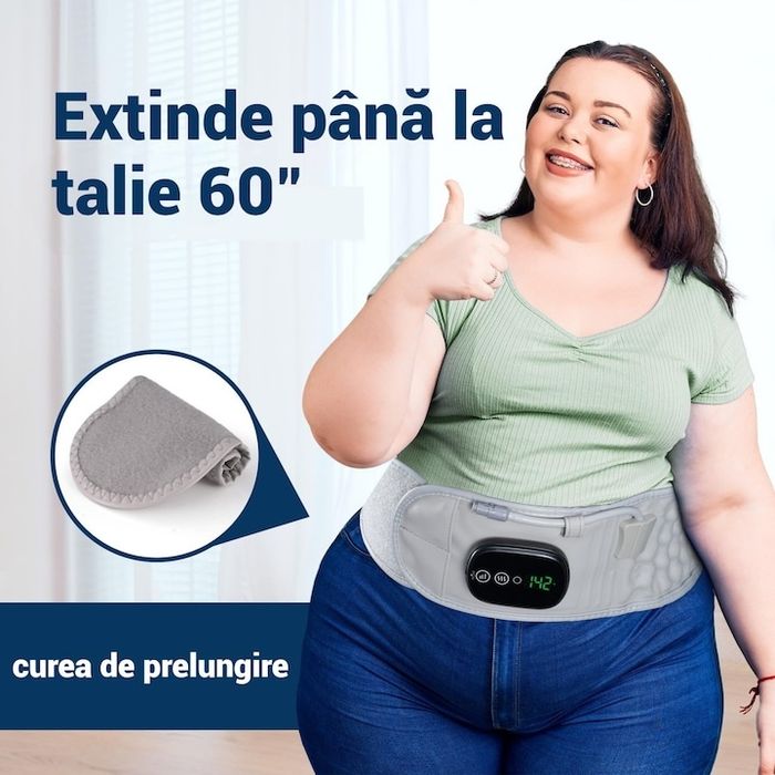 Лумбален колан с масаж и нагряване за болки в кръста, дискова херния