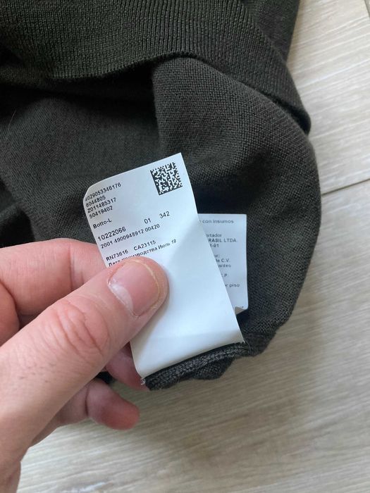 Hugo Boss BOTTO  Finest Italian Yarn кафяв вълнен пуловер размер XXL