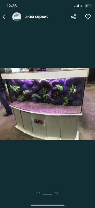 Аквариум умумий обём 450 литр енги ишлатилмадан zakazgayam qiberamiz